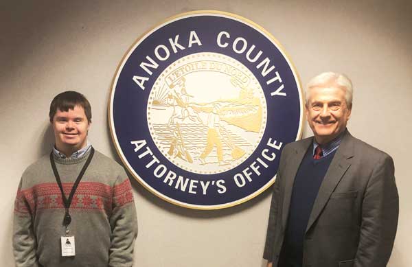 Charles Weaver works at the Anoka County Attorney's office